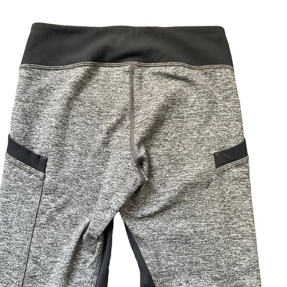 Ivivva Girls Leggings  *Gray/Black* Size 10 - Picture 5 of 9